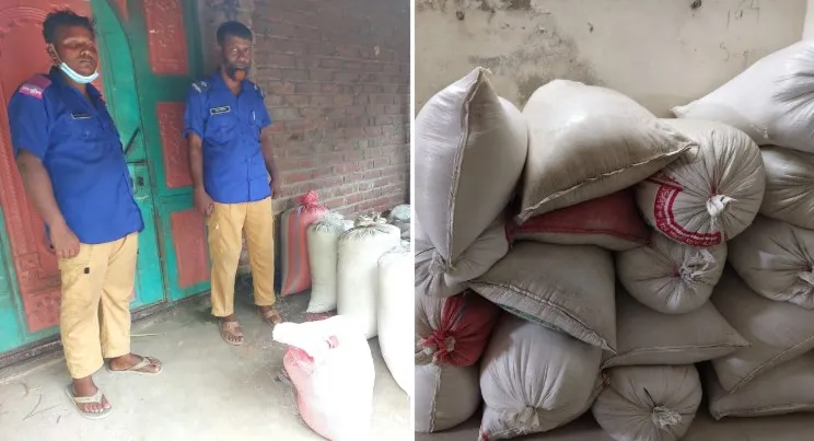 পাচারের সময় ৯শ কেজি সরকারি চাল উদ্ধার, আটক ১